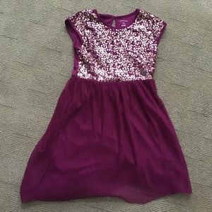 SHIMMERY PURPLE DRESS